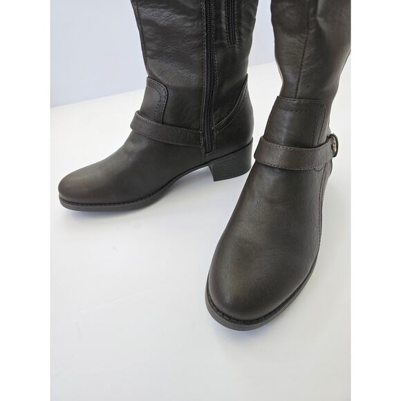 Easy Street Jewel Riding Boots Brown Size 10M NWT and BOX - Picture 6 of 9